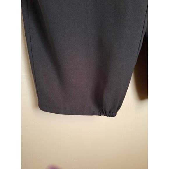 Soft Surroundings Womans Sz XL Dark Olive Green Pull On Gold Zip Pockets Jogger - Picture 3 of 9